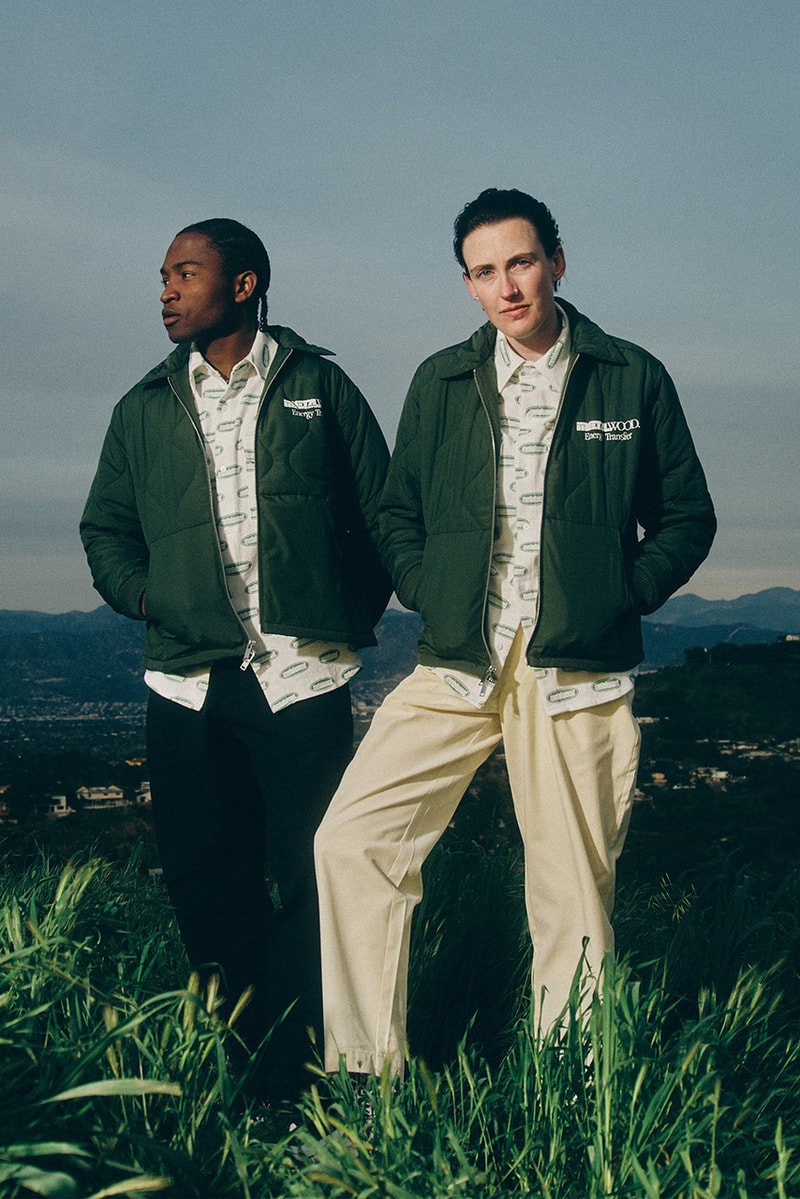 metalwood studio ss23 energy transfer golf collection polo jacket tee shirt pants green white logo
