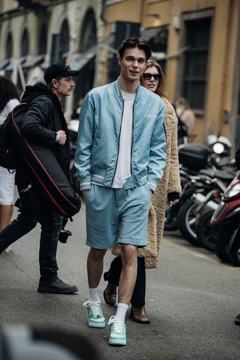 Milan Fashion Week FW23 Street Style fall/winter 2023 prada diesel versace raf simons bally mfw jordan off-white bottega veneta