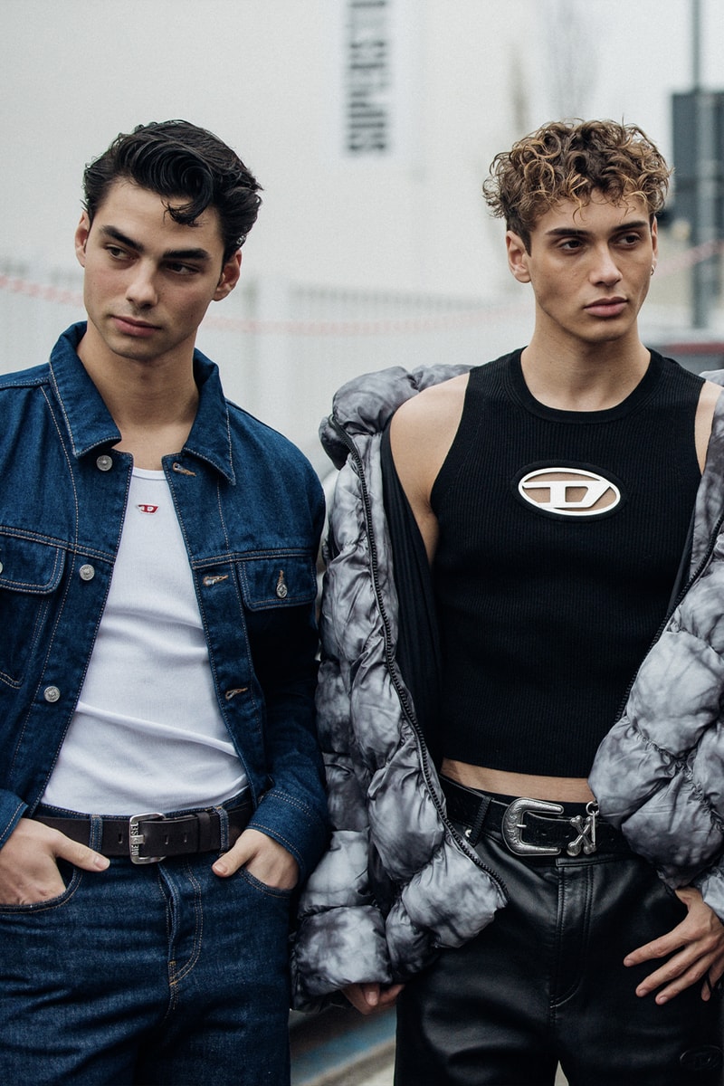 Milan Fashion Week FW23 Street Style fall/winter 2023 prada diesel versace raf simons bally mfw jordan off-white bottega veneta