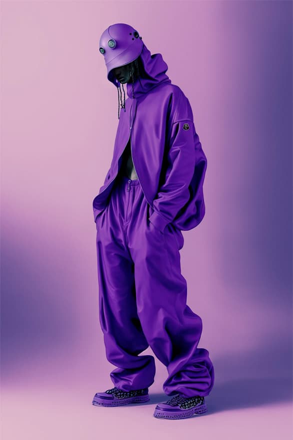 Bộ sưu tập hợp tác Moncler Genius Thu Đông 2023 lfw fw23 Bản gốc của Adidas Phím Alicia thiết kế mảnh vỡ thiên thần lòng bàn tay Pharrell Williams roc nation jay-z Salehe Bembury