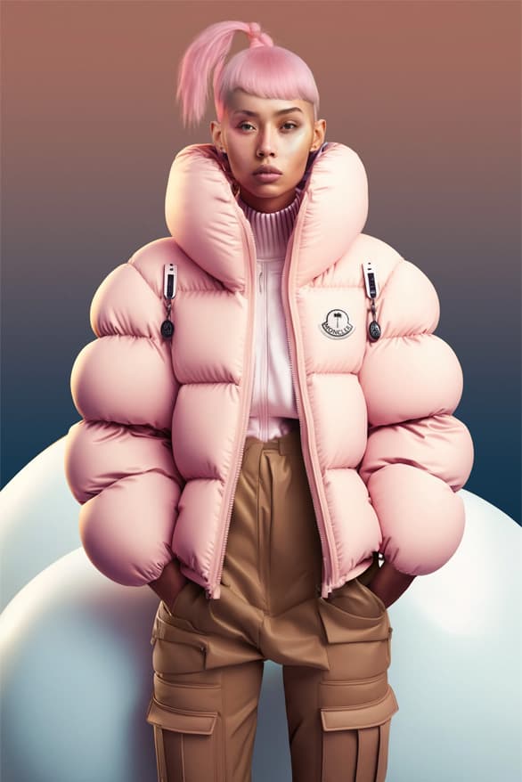 Bộ sưu tập hợp tác Moncler Genius Thu Đông 2023 lfw fw23 Bản gốc của Adidas Phím Alicia thiết kế mảnh vỡ thiên thần lòng bàn tay Pharrell Williams roc nation jay-z Salehe Bembury