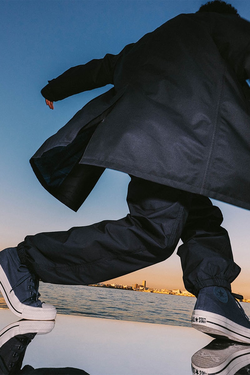 nanamica converse all star gore tex 115 birthday 2023 spring summer collection collaboration  release info date price dark navy gray 