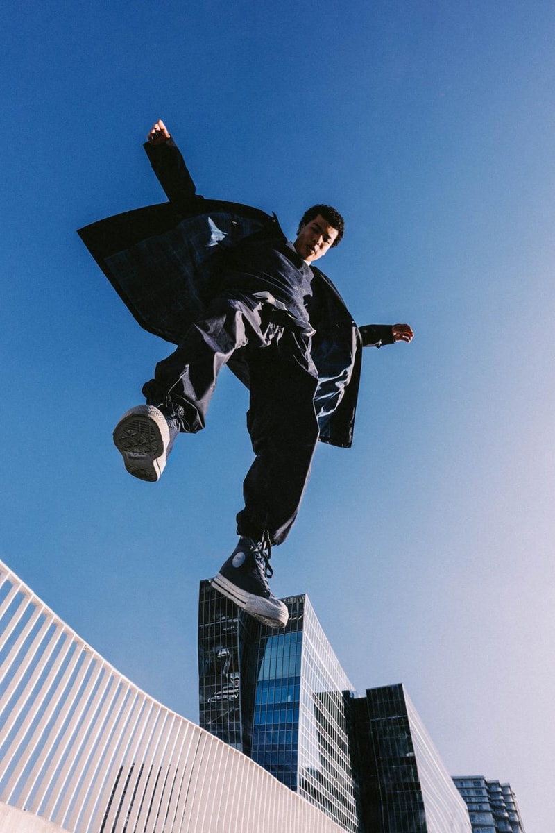 nanamica converse all star gore tex 115 birthday 2023 spring summer collection collaboration  release info date price dark navy gray 