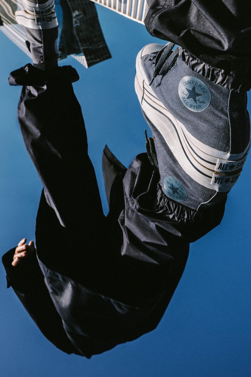 nanamica converse all star gore tex 115 birthday 2023 spring summer collection collaboration  release info date price dark navy gray 
