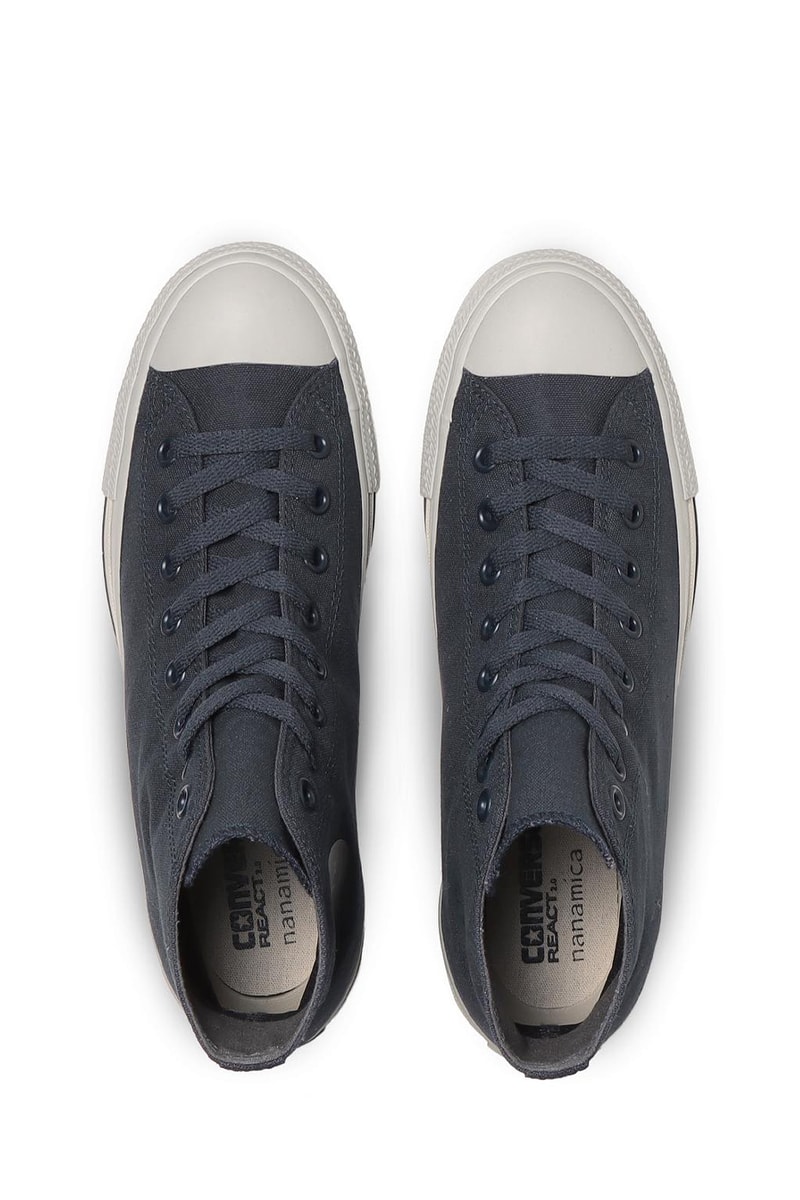 nanamica converse all star gore tex 115 birthday 2023 spring summer collection collaboration  release info date price dark navy gray 