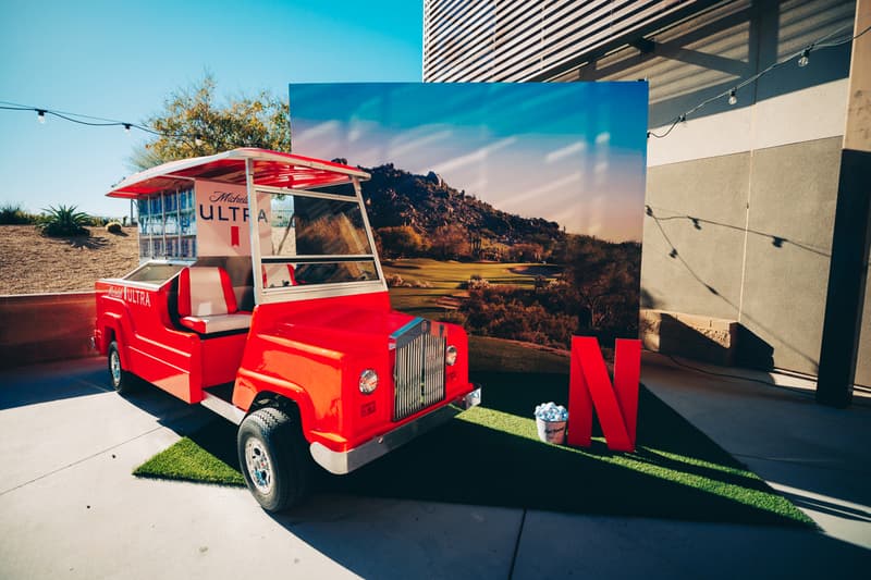 Netflix Michelob ULTRA Super Bowl After Party Full Swing Docuseries Premiere Topgolf Scottsdale Arizona Anderson Paak Serena Williams DJ Khaled