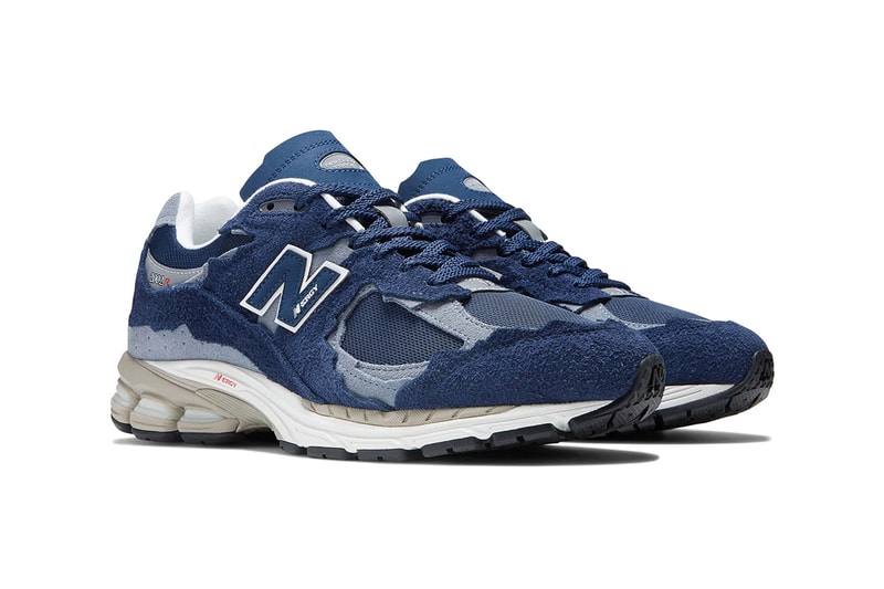 New Balance 2002R "Protection Pack" Returns With New Navy and Black Colorways M2002RDJ M2002RDK grayscale ripped vintage sneakers