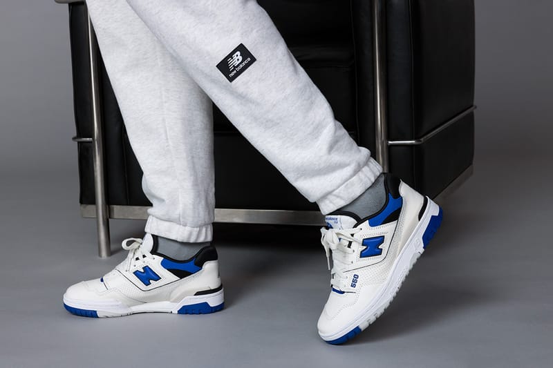 aime leon dore new balance 550 on feet