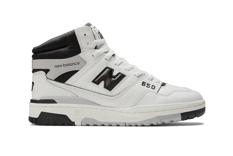 New Balance 650 Black White Sneakers Fashion Shoes Aime Leon Dore LA Lakers Trainers Shoes Footwear Basketball Running