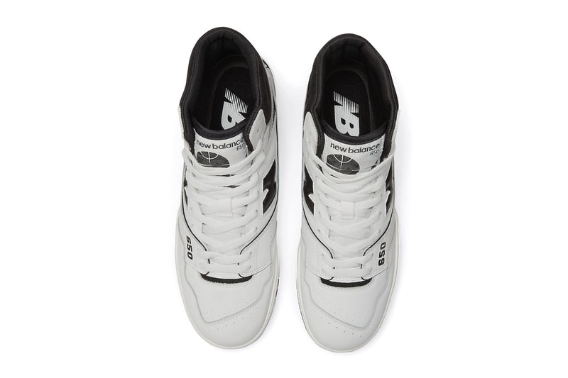 New Balance 650 Black White Sneakers Fashion Shoes Aime Leon Dore LA Lakers Trainers Shoes Footwear Basketball Running