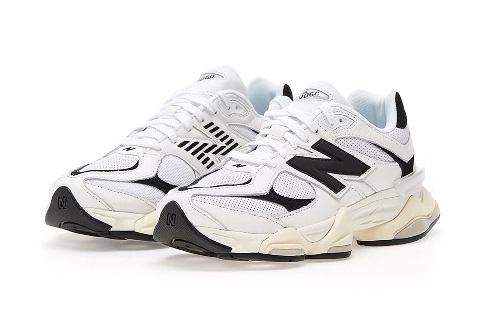 White and black new balance shoes Clearance