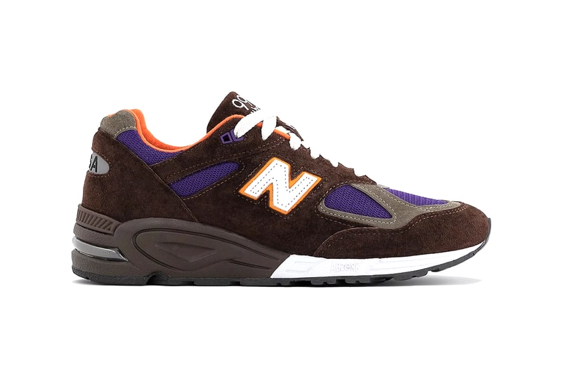 New Balance 990v2 "Made in USA" Surfaces in a Phoenix Suns-Inspired Colorway M990BR2 deep purple orange brown