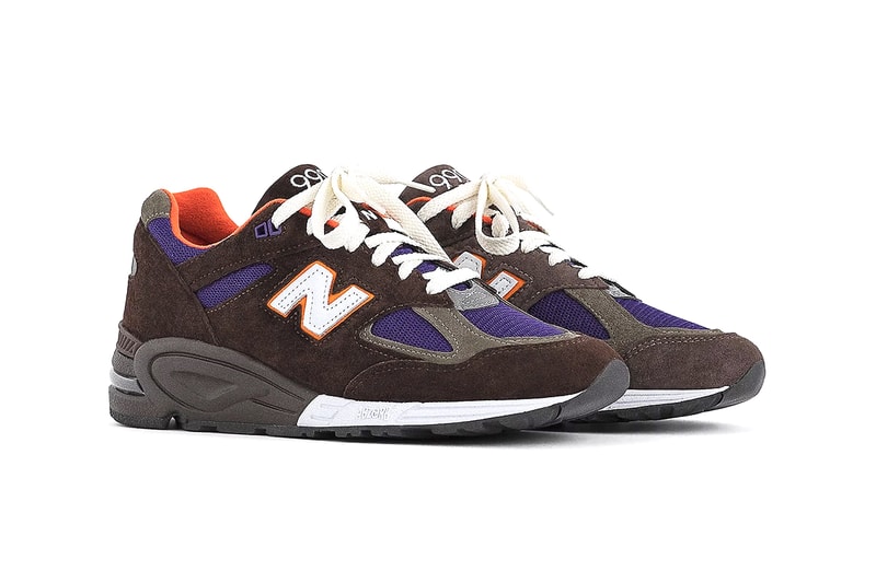 New Balance 990v2 "Made in USA" Surfaces in a Phoenix Suns-Inspired Colorway M990BR2 deep purple orange brown