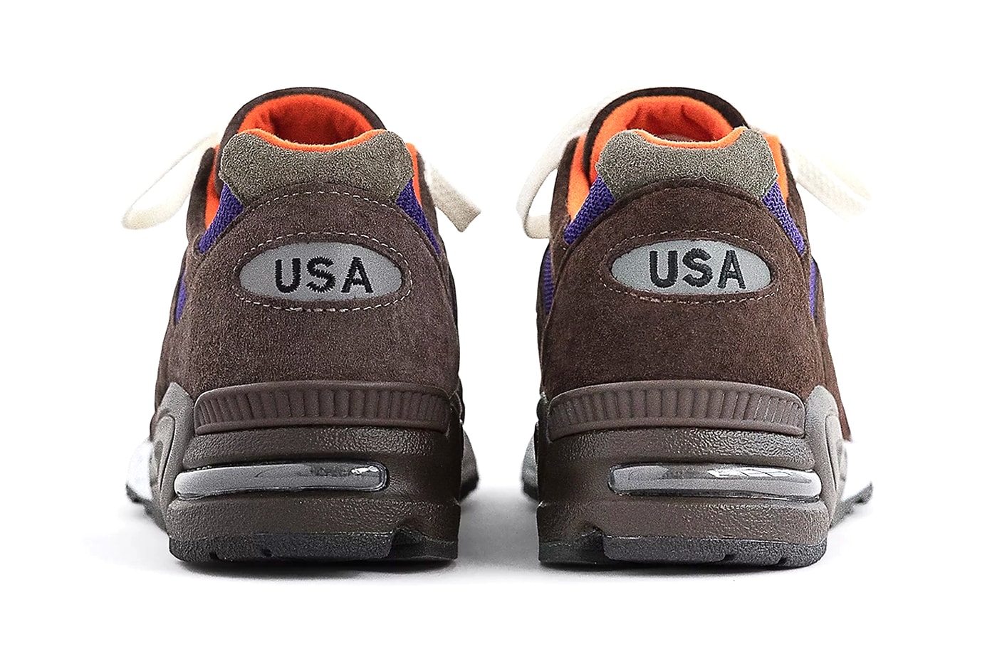 New Balance 990v2 "Made in USA" Surfaces in a Phoenix Suns-Inspired Colorway M990BR2 deep purple orange brown
