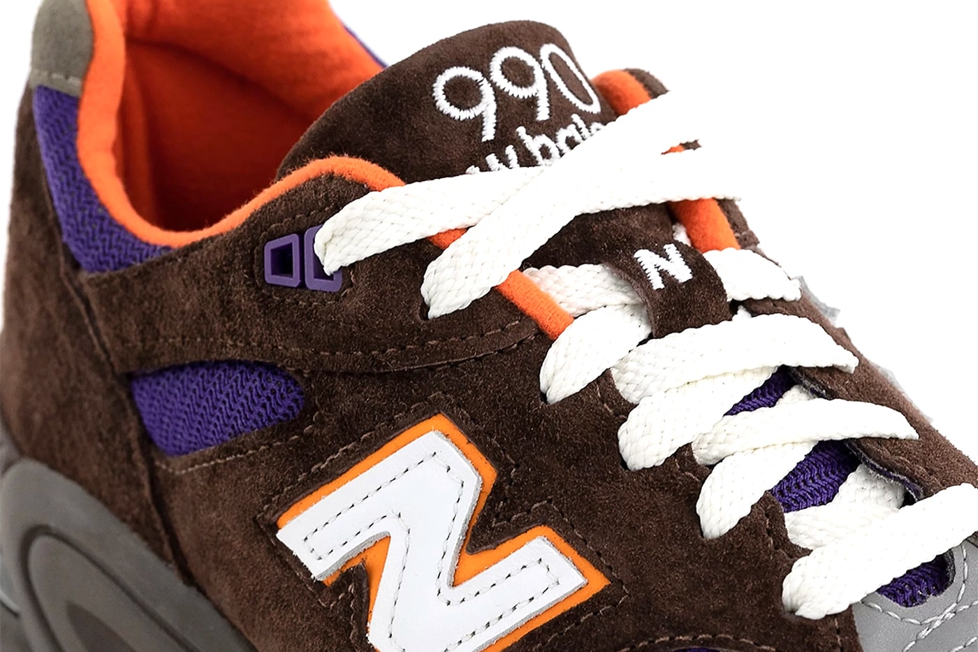 New Balance 990v2 "Made in USA" Surfaces in a Phoenix Suns-Inspired Colorway M990BR2 deep purple orange brown