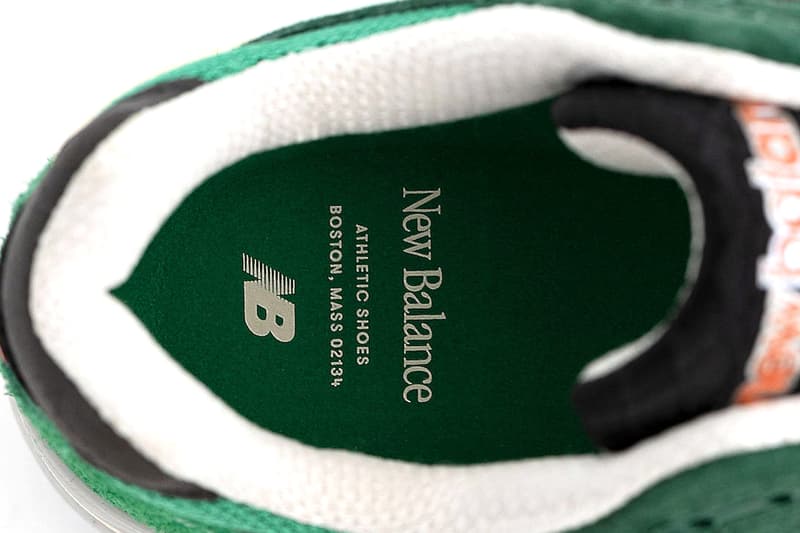 New Balance 990v3 Made in USA Gears up for Spring in Green and Yellow M990GG3 sneakers encap midsole mesh running shoes