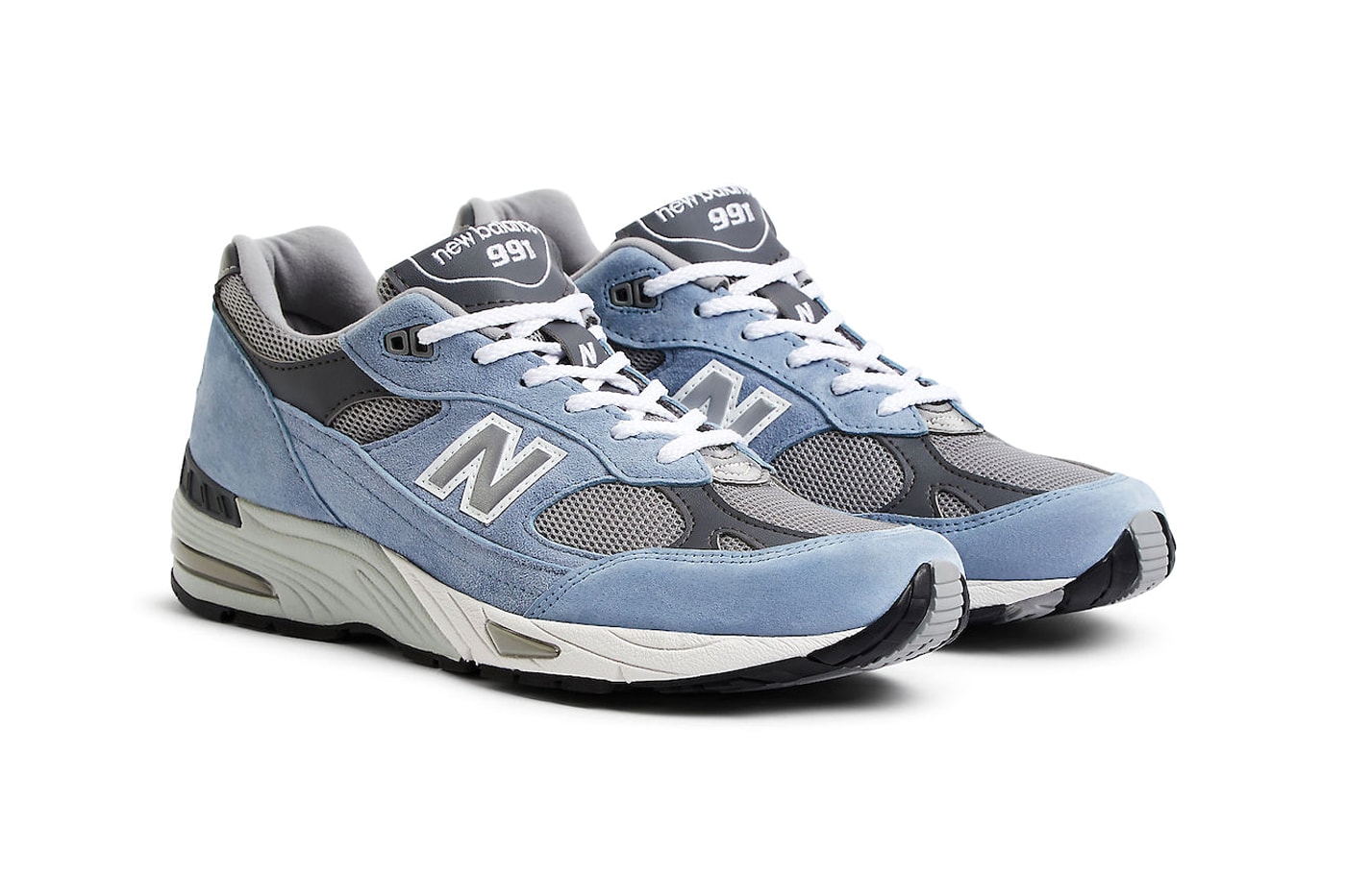 New Balance 991 made in uk slate blue white gray abzorb 220 usd release info date price