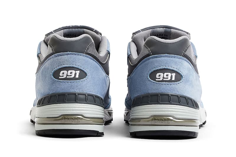 New Balance 991 made in uk slate blue white gray abzorb 220 usd release info date price