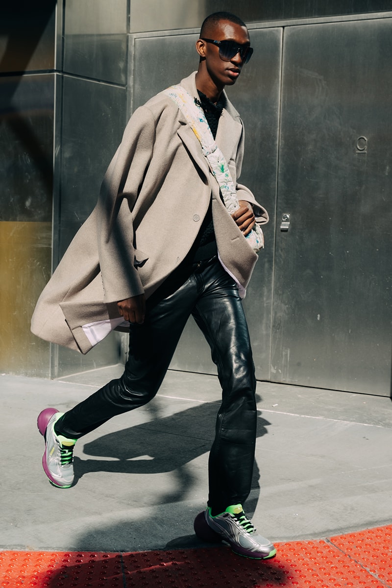 New York Fashion Week FW23 Street Style Evoked the True Big Apple Charisma fall winter 2023 who decides war thom browne laquan smith coach eckhaus latta heron preston dion lee