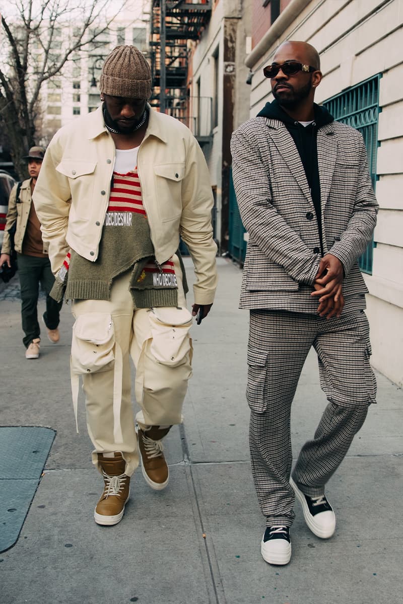 New York Fashion Week FW23 Street Style Evoked the True Big Apple Charisma fall winter 2023 who decides war thom browne laquan smith coach eckhaus latta heron preston dion lee