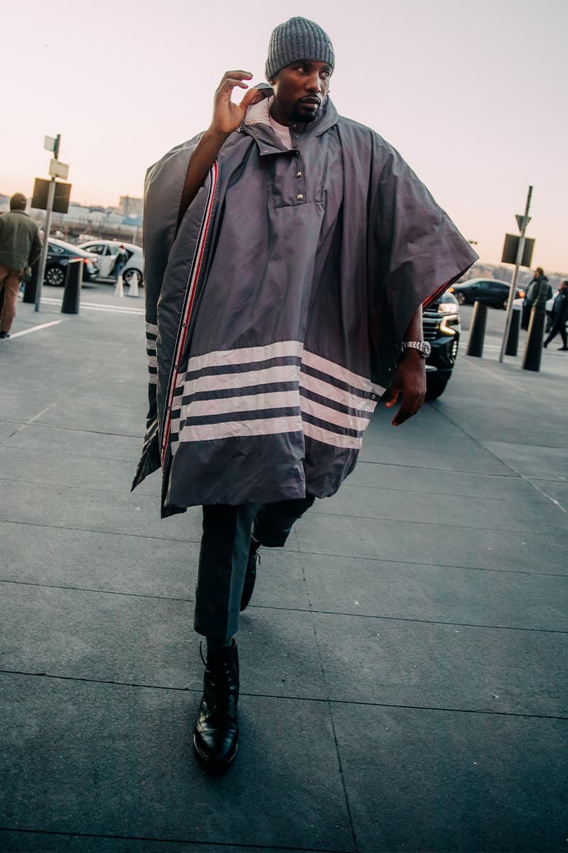 New York Fashion Week FW23 Street Style Evoked the True Big Apple Charisma fall winter 2023 who decides war thom browne laquan smith coach eckhaus latta heron preston dion lee