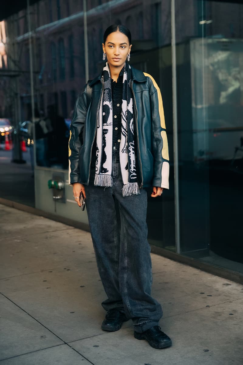 New York Fashion Week FW23 Street Style Evoked the True Big Apple Charisma fall winter 2023 who decides war thom browne laquan smith coach eckhaus latta heron preston dion lee