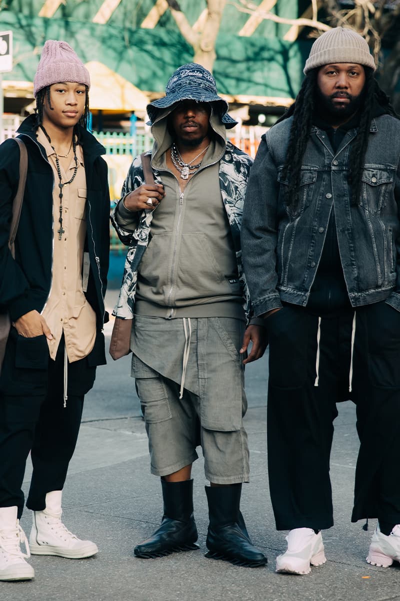 New York Fashion Week FW23 Street Style Evoked the True Big Apple Charisma fall winter 2023 who decides war thom browne laquan smith coach eckhaus latta heron preston dion lee