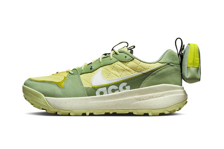 Nike ACG Adds Heel Pouches to Its New Lowcate "Oil Green"