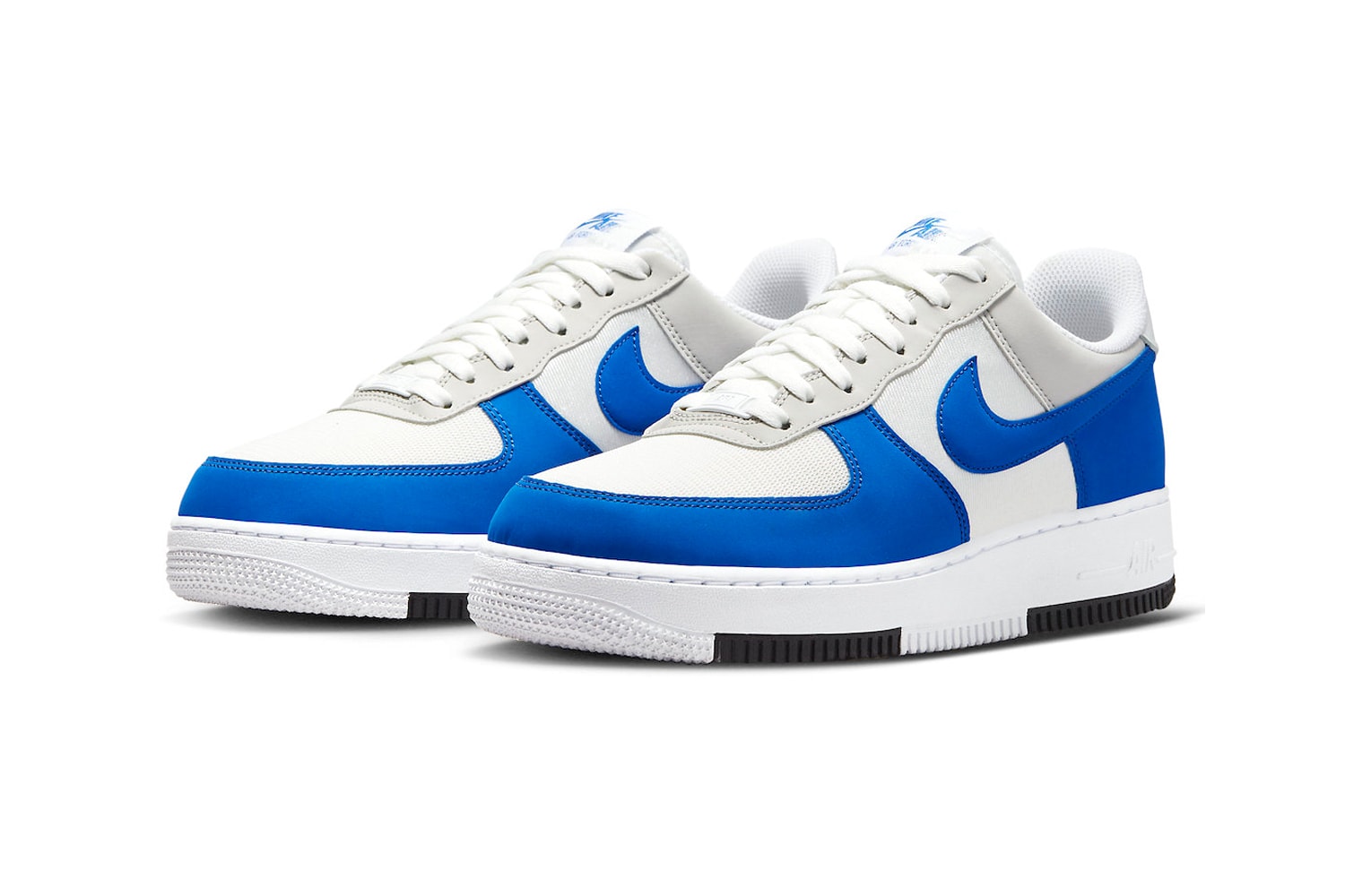 Nike Air Force 1 Low Timeless Official Look Release Info FJ5471-121 Date Buy Price Summit White Game Royal Neutral Grey Coconut Milk Black