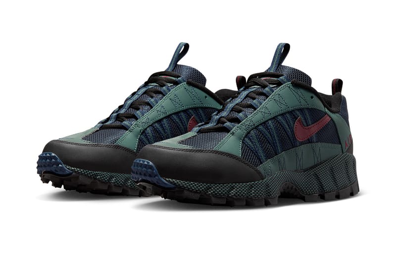 Nike Air Humara Gets Styled With an Outdoor-Inspired Green and Maroon Color Scheme