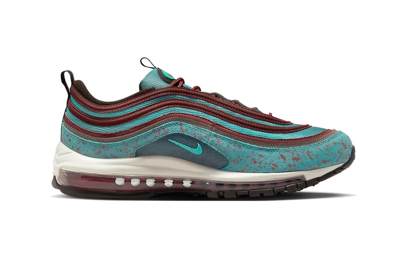 Nike Air Max 97 Oxidized Sneaker Trainer Footwear Copper 3M Reflective Details Shoes Fashion Swoosh Blue Tea Copper Brown