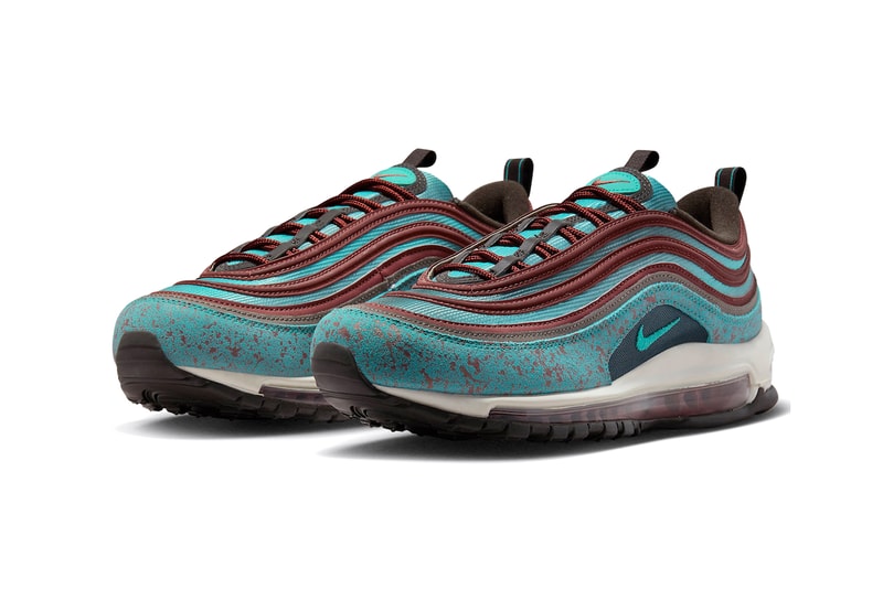 Nike Air Max 97 Oxidized Sneaker Trainer Footwear Copper 3M Reflective Details Shoes Fashion Swoosh Blue Tea Copper Brown