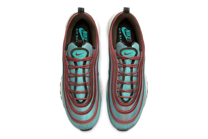 Nike Air Max 97 Oxidized Sneaker Trainer Footwear Copper 3M Reflective Details Shoes Fashion Swoosh Blue Tea Copper Brown