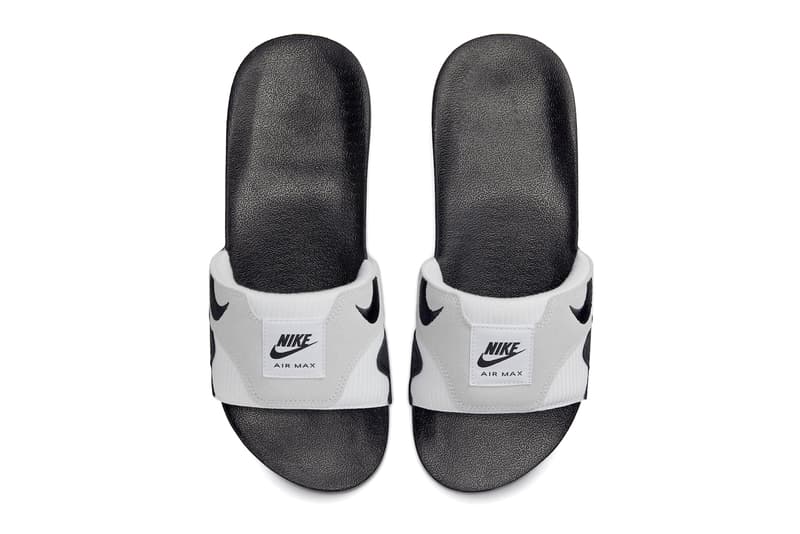 Nike Air Max 1 Slide White Black Slip On Sneakers Footwear Trainers Fashion Swoosh Air Max 90 AM90 Shoes