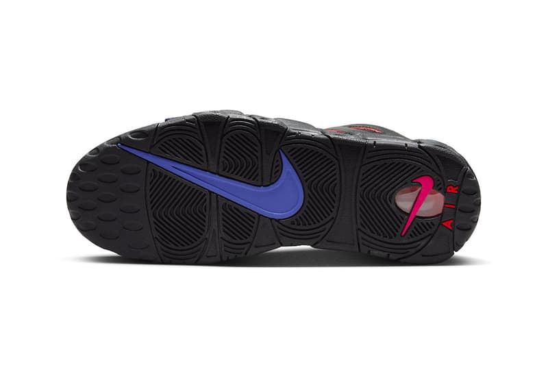 Nike Air More Uptempo Gears up for an "Electric" 2023 Release FD0729-001 Black/Bright Crimson-Racer Blue release info spring high tops basketball shoes