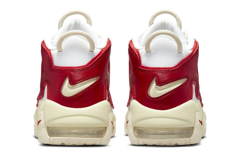 Nike Air More Uptempo Receives an Aged Iteration Featuring Bold Red Detailing FN3497-100