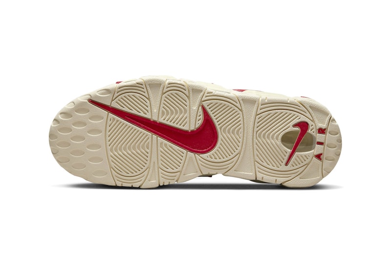 Nike Air More Uptempo Receives an Aged Iteration Featuring Bold Red Detailing FN3497-100