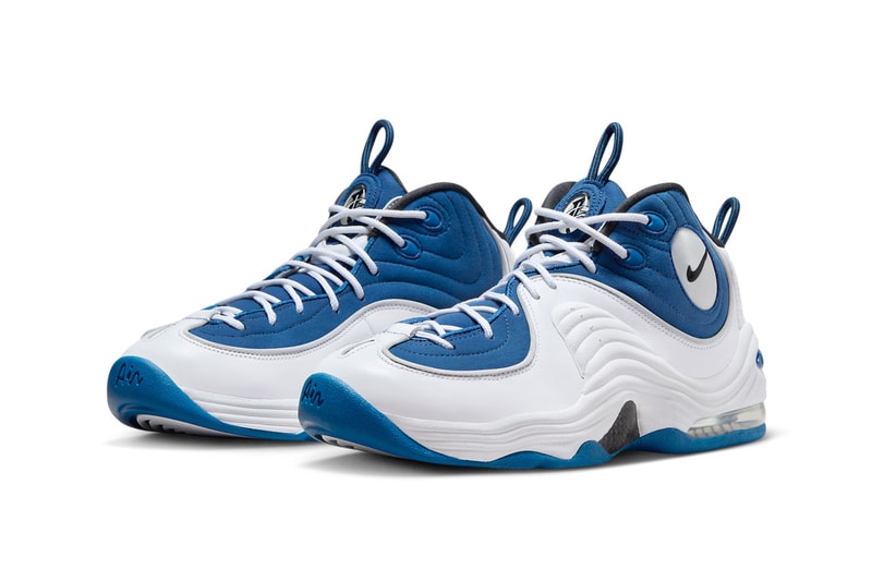 Nike Air Penny 2 Returns in "Atlantic Blue" Later This Year holiday 2023 FN4438-400 white black metallic silver retro basketball high tops penny hardaway release date info
