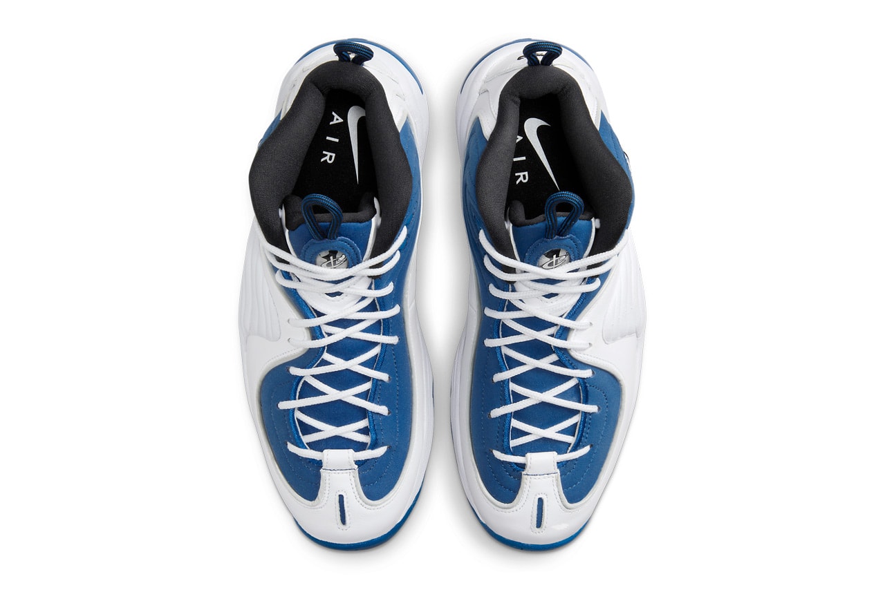 Nike Air Penny 2 возвращается в цвете «Atlantic Blue» позже в этом году, праздники 2023 FN4438-400 белый черный металлик серебристый ретро баскетбол высокие кроссовки Penny Hardaway дата выпуска информация