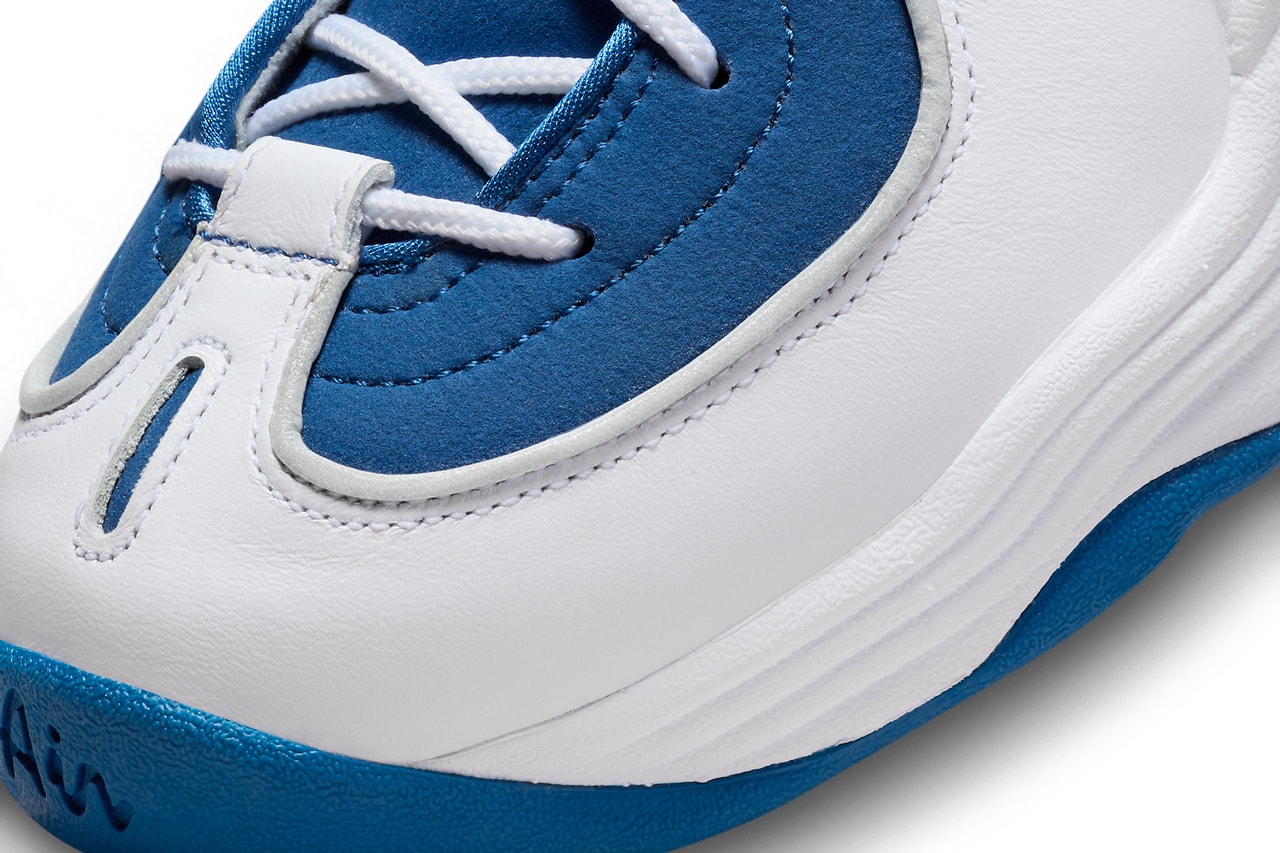 Nike Air Penny 2 возвращается в цвете «Atlantic Blue» позже в этом году, праздники 2023 FN4438-400 белый черный металлик серебристый ретро баскетбол высокие кроссовки Penny Hardaway дата выпуска информация