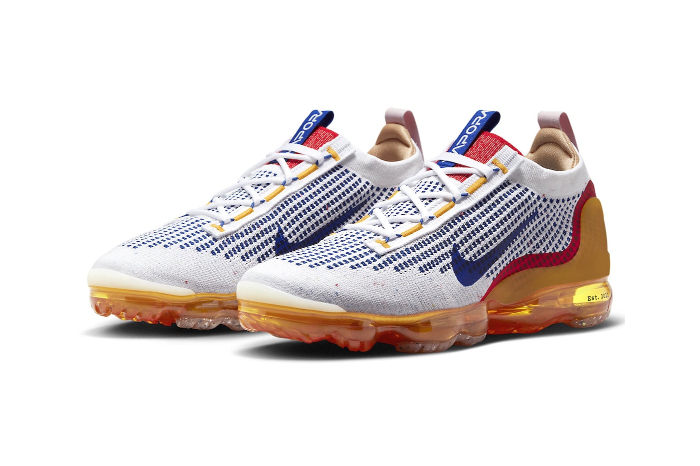 Nike Air Vapormax 2021 Air Pressure Spotlights the Father of Nike Air frank rudy nasa engineer old royal yellow red release info date price