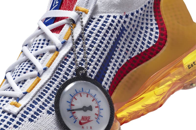 Nike Air Vapormax 2021 Air Pressure Spotlights the Father of Nike Air frank rudy nasa engineer old royal yellow red release info date price