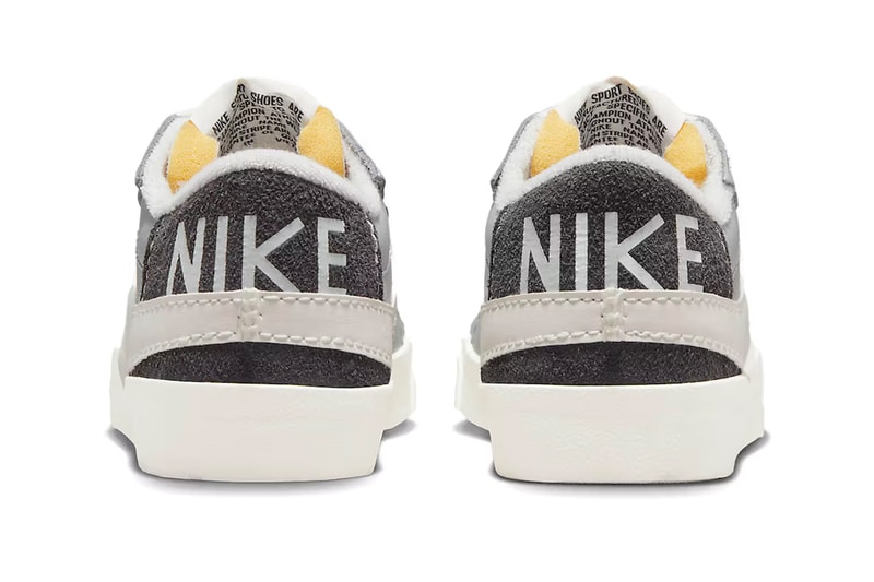 Nike Blazer Low Smoke Grey Release Details Shoes Trainers Sneakers Footwear Leather Mesh Suede Fashion Style Swoosh