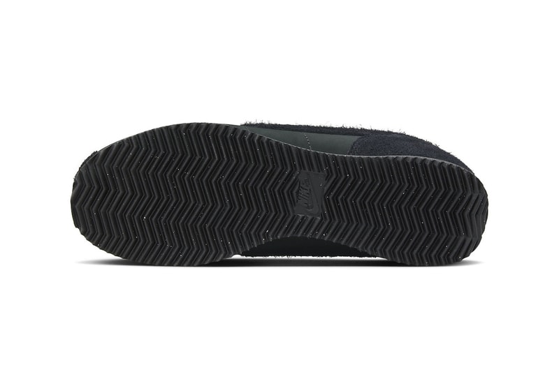 Nike Cortez PRM Surfaces in "Triple Black" and Shaggy Suede Details release info premium