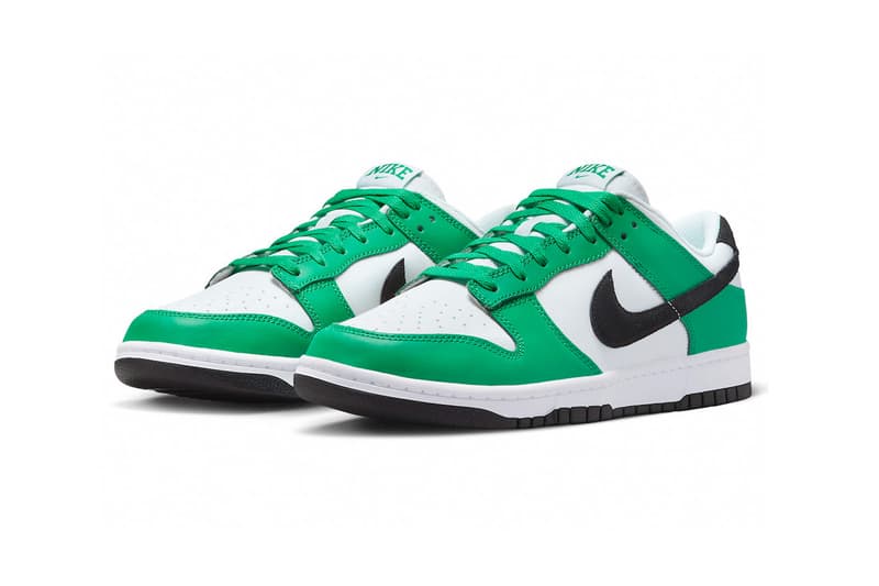 Nike Dunk Low Celtics FN3612-300 Release Information sneakers footwear swoosh hype