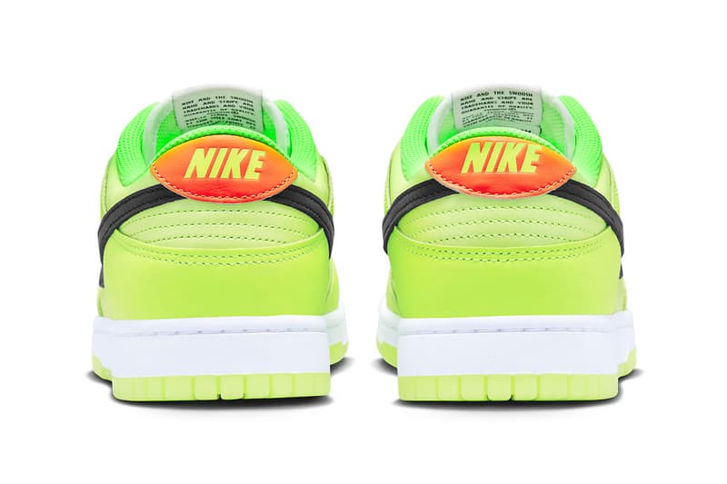 Nike Dunk Low Glow in the Dark Official Look Release Info FJ4610-702 Date Buy Price Venom Green Black Glow