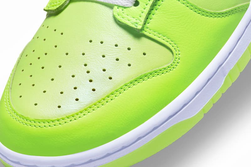 Nike Dunk Low Glow in the Dark Official Look Release Info FJ4610-702 Date Buy Price Venom Green Black Glow