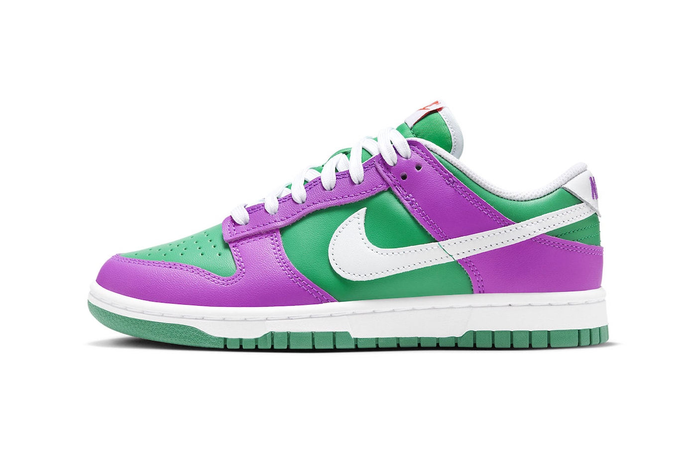  Nike Dunk Low Appears in Vibrant Stadium Green and Fuchsia Colorway FD9924-311 release info joker colors barney 
