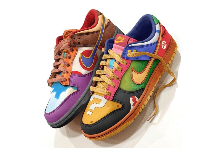 Take a Look at This Nike Dunk Low "What the Super Mario" Custom