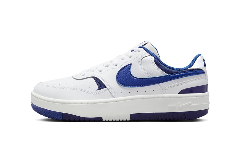 Nike Gamma Force Game Royal Sneaker Trainer Footwear Swoosh Blue White Leather Mesh Suede New Silhouette